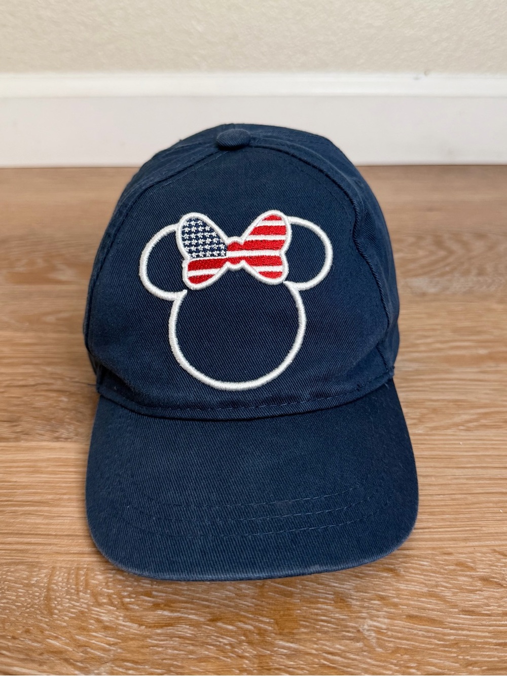 Disney Infant/Toddler Embroidered Minnie Mouse Baseball Cap Hat, Sz Small